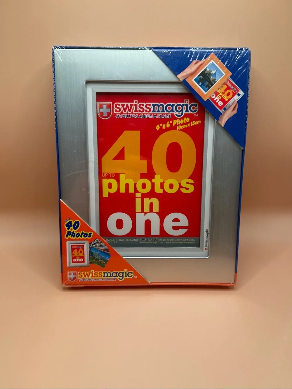 Swissmagic 40-Photo Multi-Frame in Silver